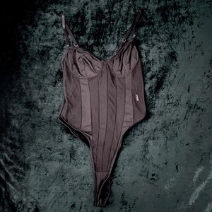 Black Goth Sheer Bodysuit